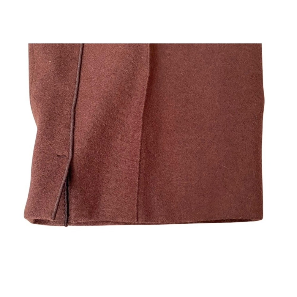 Vintage Harve Benard Womens Fall Harvest Brown Suit Lined Fleece Feel Size 8P - Picture 8 of 11